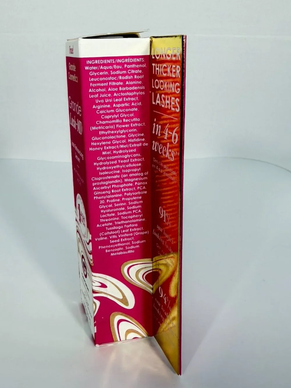 GrandeLASH-MD Lash Enhancing Serum 1ml NEW NIB Clear Lash Serum Grande Cosmetics